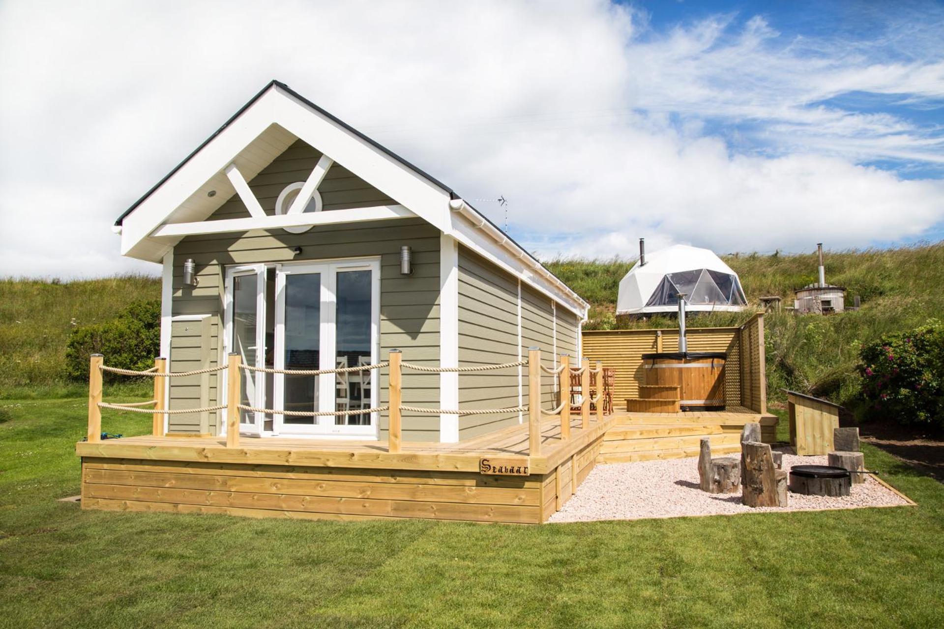 Sauchope Links Holiday Lodge And Glamping Park 克雷尔 外观 照片